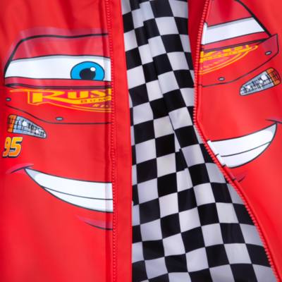 Imperm&eacute;able Flash McQueen &agrave; capuche pour enfants, Disney Pixar Cars