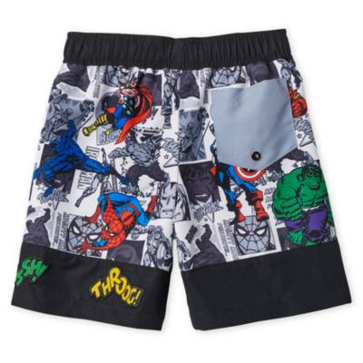 Disney Store Marvel Comics Swim Trunks For Kids