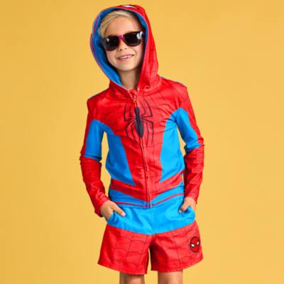 Spider-Man Hooded Rash Guard For Kids