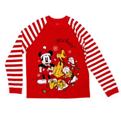 Disney Store Mickey and Friends Holiday Cheer Men's Pyjamas