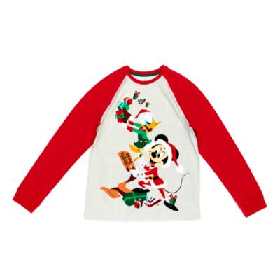 Disney Store Mickey and Donald Holiday Cheer Organic Cotton Men's Pyjamas