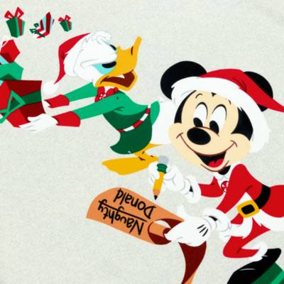 Disney Store Mickey and Donald Holiday Cheer Organic Cotton Men's Pyjamas