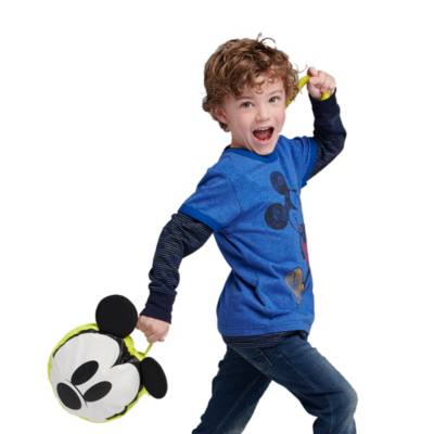 Disney Store Mickey Mouse Packable Raincoat For Kids