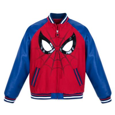 Disney Store Spider-Man Varsity Jacket For Kids