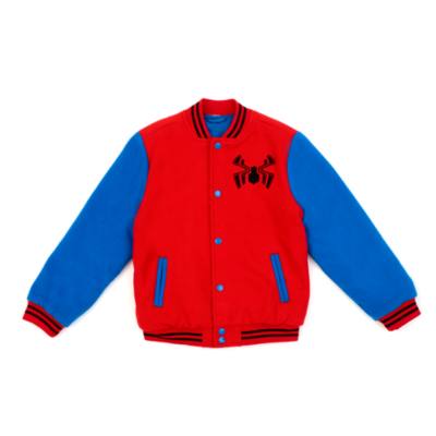 Disney Store Spider Man Varsity Jacket For Kids Disney Store