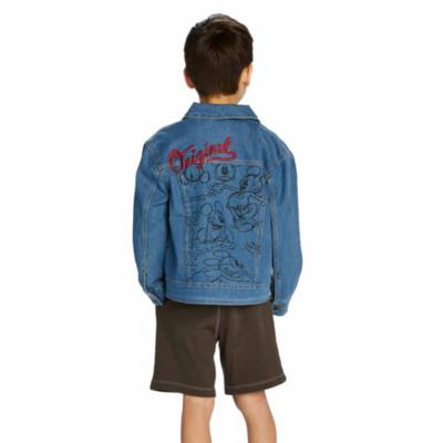 Disney Store Mickey Mouse Denim Jacket For Kids