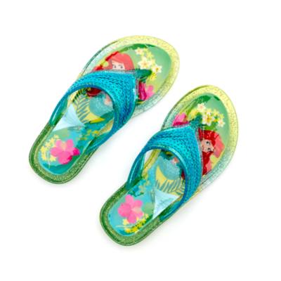 Ariel Jelly Flip Flops for Kids, The Little Mermaid Disney Store