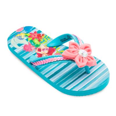 Disney Store The Little Mermaid Flip Flops For Kids