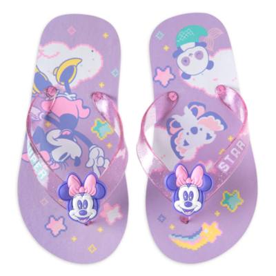 Minnie Mouse Mystical Flip Flops For Kids