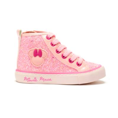 Disney Store Minnie Mouse Glittery Trainers For Kids