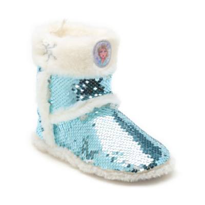 Disney Store Frozen 2 Reversible Sequin Slippers For Kids