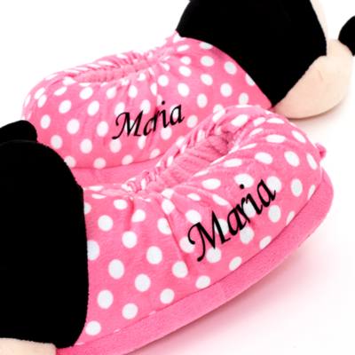 Disney Store Minnie Mouse Slippers For Kids