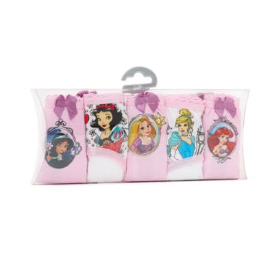 Disney Princess Briefs For Kids, Pack of 5