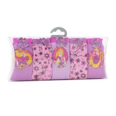 Rapunzel Briefs For Kids, Pack of 5