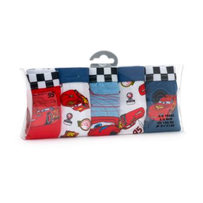 Disney Pixar Cars Briefs for Kids, Pack of 5