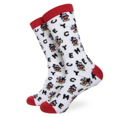 Calzini adulti alfabeto Topolino Disney Store, 1 paio