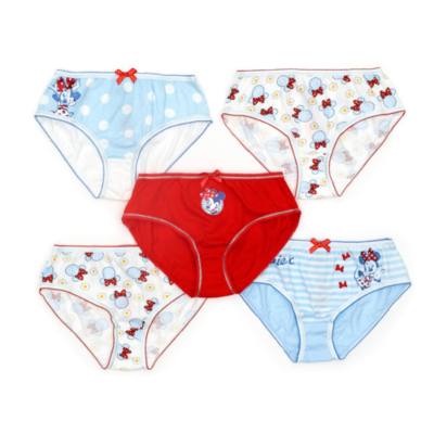 Minnie Mouse Briefs For Kids, Pack of 5