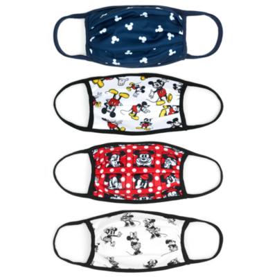 Disney Store Masques En Tissu Mickey Et Minnie Lot De 4 Shopdisney