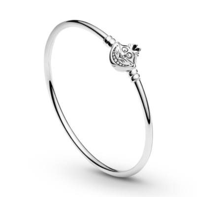 Disney X Pandora Alice in Wonderland Cheshire Cat Clasp Pandora Moments Bangle
