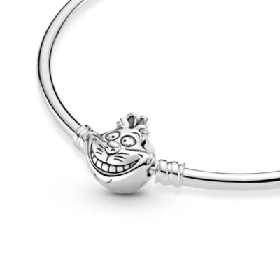 Disney X Pandora Alice in Wonderland Cheshire Cat Clasp Pandora Moments Bangle