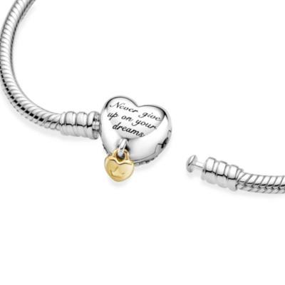Disney X Pandora Moments Heart Clasp Snake Chain Bracelet