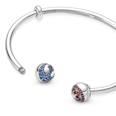 Star Wars X Pandora Light & Dark Side Logo Open Pandora Moments Bangle