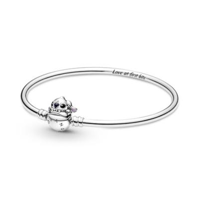 Disney X Pandora Moments Disney Stitch Biting Clasp Bangle