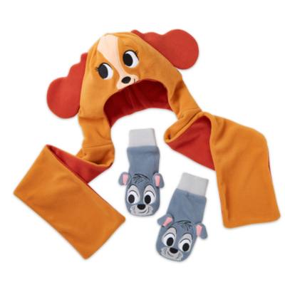 Disney Store Lady and the Tramp Furrytale Friends Warmwear Set For Kids