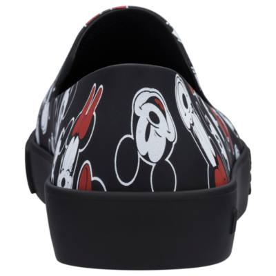 Mickey and Minnie Black Slip-On Shoes For Adults