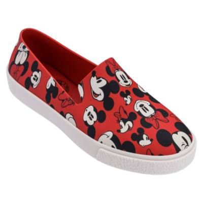 Mickey and Minnie Red Slip-On Shoes For Adults