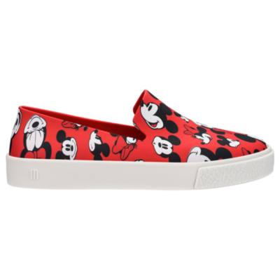 Mickey and Minnie Red Slip-On Shoes For Adults