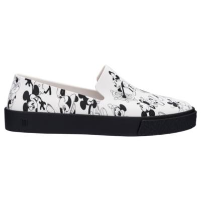 Mickey Mouse White Slip-On Shoes For Adults
