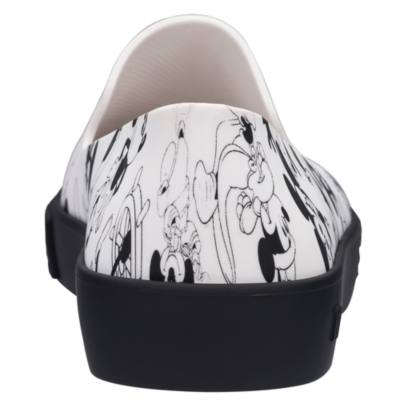 Mickey Mouse White Slip-On Shoes For Adults