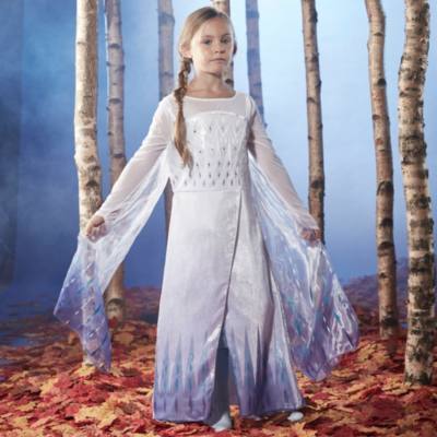 Disney Store Elsa the Snow Queen Deluxe Costume For Kids, Frozen 2