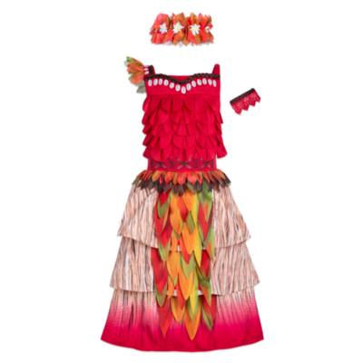 Disney-Vaiana Princess fur s Up Party Costume pour enfants