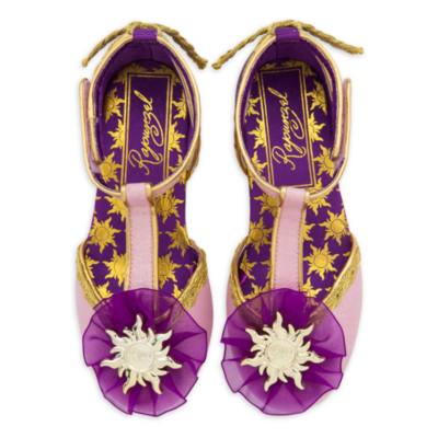 Zapatos disfraz Rapunzel con dise&ntilde;o en T para ni&ntilde;a, Disney Store