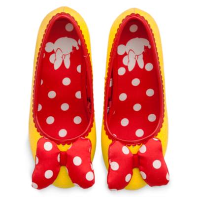 Minnie Mouse Yellow Costume Shoes For Kids