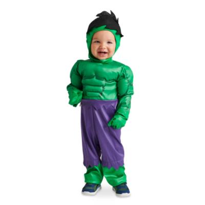 DISFRAZ DEL INCREIBLE HULK PARA BEBE 0-6 MESES