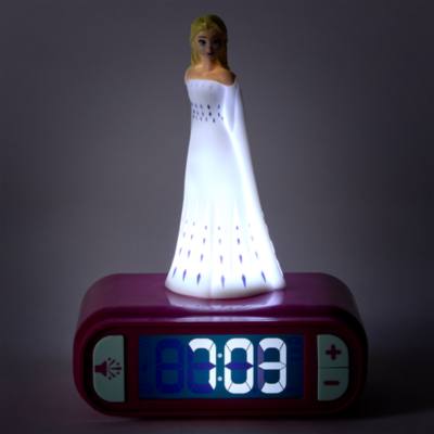 Lexibook Elsa Nightlight Alarm Clock with Sound, Frozen 2