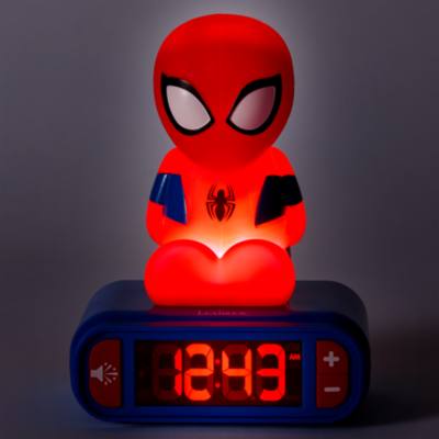 Lexibook Spider-Man Nightlight Alarm Clock with Sound