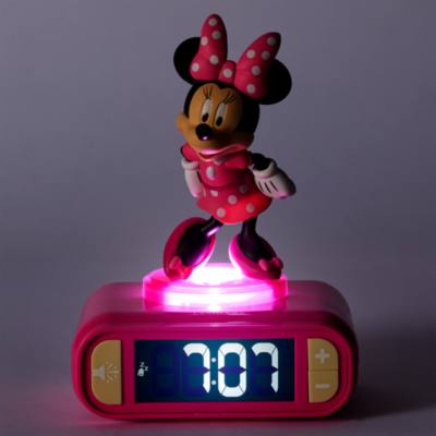 Lexibook Minnie Mouse Nightlight Alarm Clock with Sound