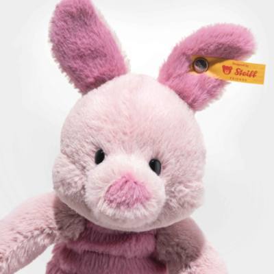 Steiff Soft Cuddly Friends Piglet Small Soft Toy, Winnie the Pooh - 20cm