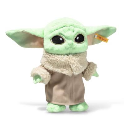 Steiff Soft Cuddly Friends Grogu Small Soft Toy, Star Wars