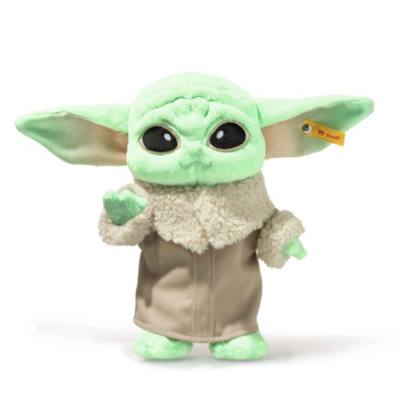 Steiff Soft Cuddly Friends Grogu Small Soft Toy, Star Wars
