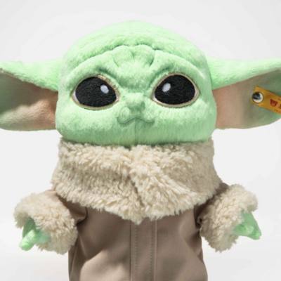 Steiff Soft Cuddly Friends Grogu Small Soft Toy, Star Wars