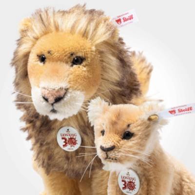 Steiff Mufasa and Simba 30th Anniversary Collectibles, The Lion King