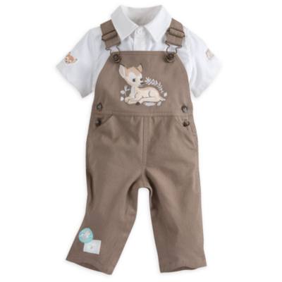 Bambi Babyausstattung - Set mit Latzhose und Hemd f&uuml;r Babys