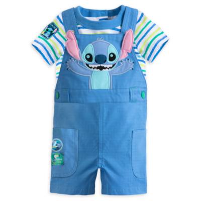 Conjunto de peto y body de Stitch para beb&eacute;