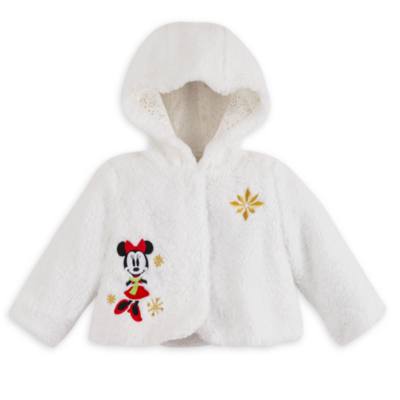 Minnie Mouse Faux Fur Baby Jacket