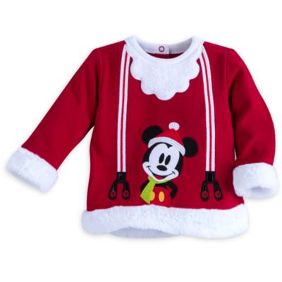 Conjunto navide&ntilde;o 3 piezas para beb&eacute; Mickey Mouse